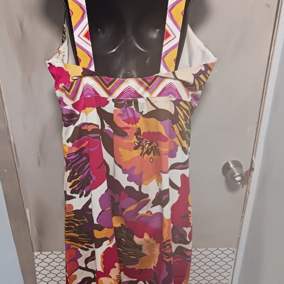 a.n.a  cool cotton floral dress - Picture 8 of 9